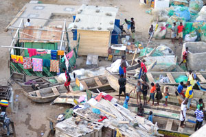 The life as it is at the foot of Cape Coast castle