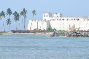 Elmina Castle acted as a depot where slaves were bought in bartering fashion from local African chiefs and kings
