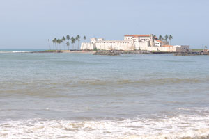 Elmina Castle was the first trading post built on the Gulf of Guinea, so is the oldest European building in existence below the Sahara