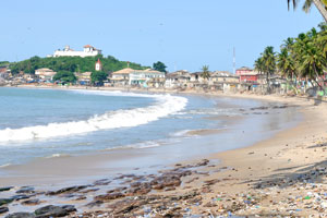 The coast of the Gulf of Guinea