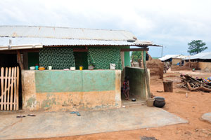 One of the ordinary houses is in the village of Larabanga