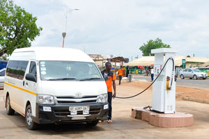 Goil petrol station in Damongo