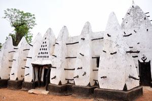 The Larabanga Mosque is the oldest mosque in the country and one of the oldest in West Africa
