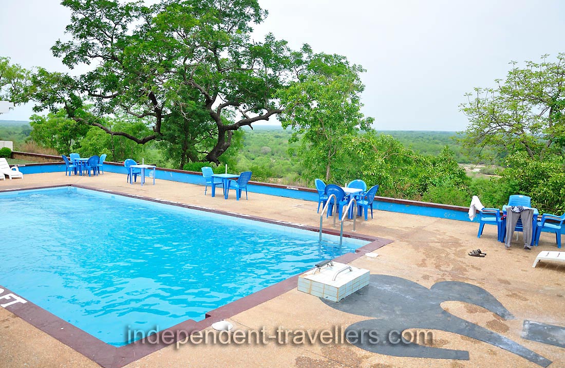 An outdoor pool is an awesome place to relax