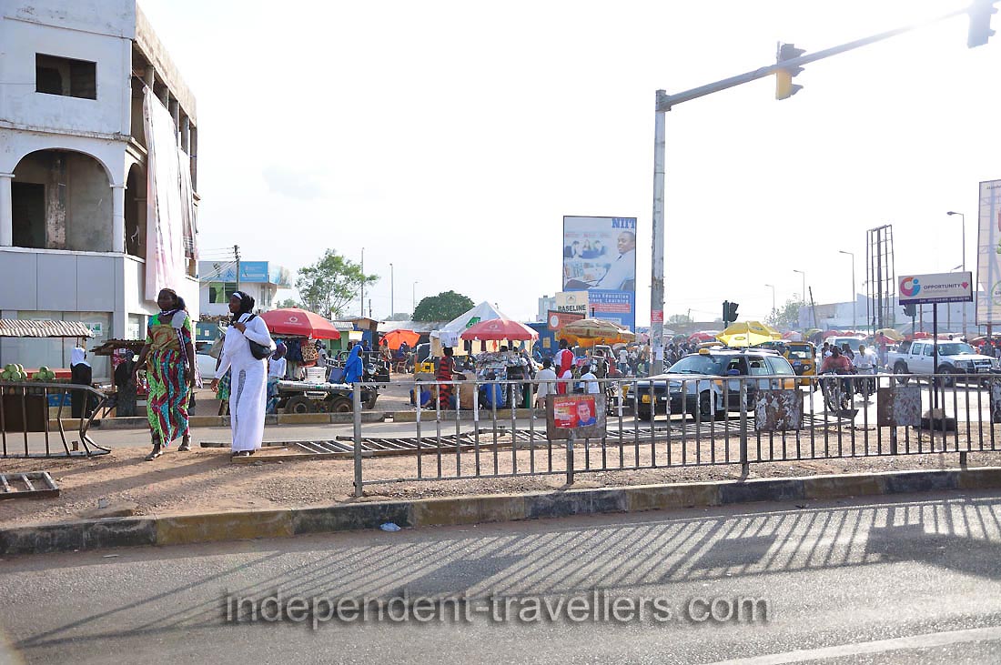 Salaga road starts from the &ldquo;Central Taxi Rank&rdquo; taxi stand