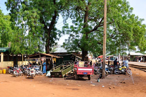 Motorcycles are in Yendi