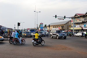 This intersection connects three main roads: Nyohini, Salaga and Bolgatanga-Tamale
