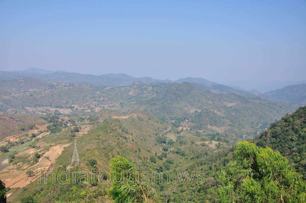 the terrain in the valley is very open