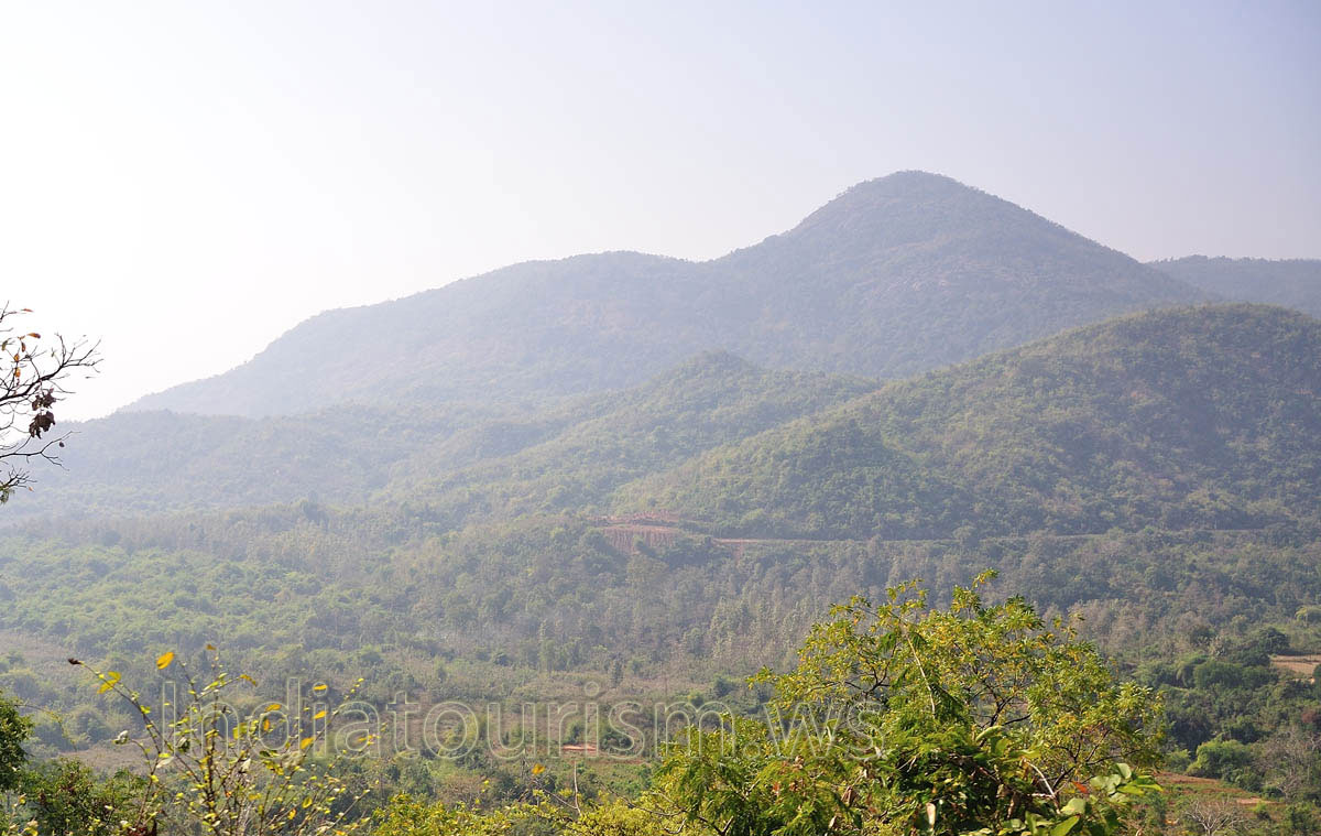 There are awesome mountains in Araku valley