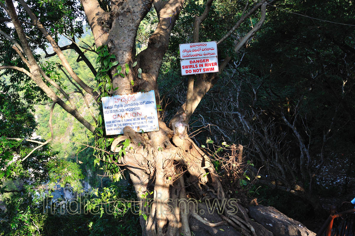 danger - swirls in river - do not swim