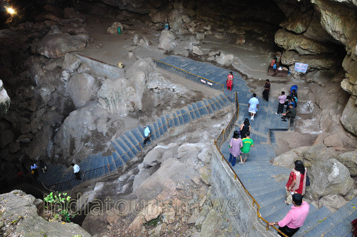 the beginning of borra caves