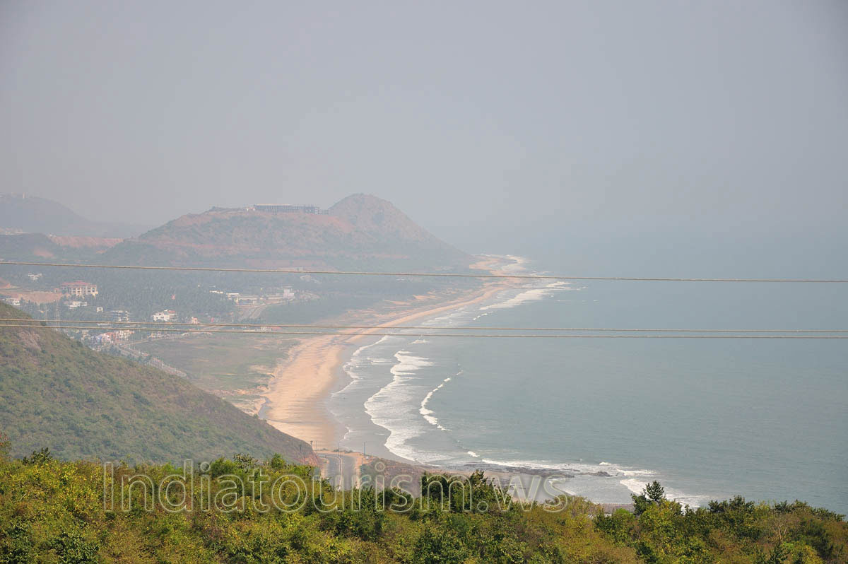 beach view from kailasagiri top