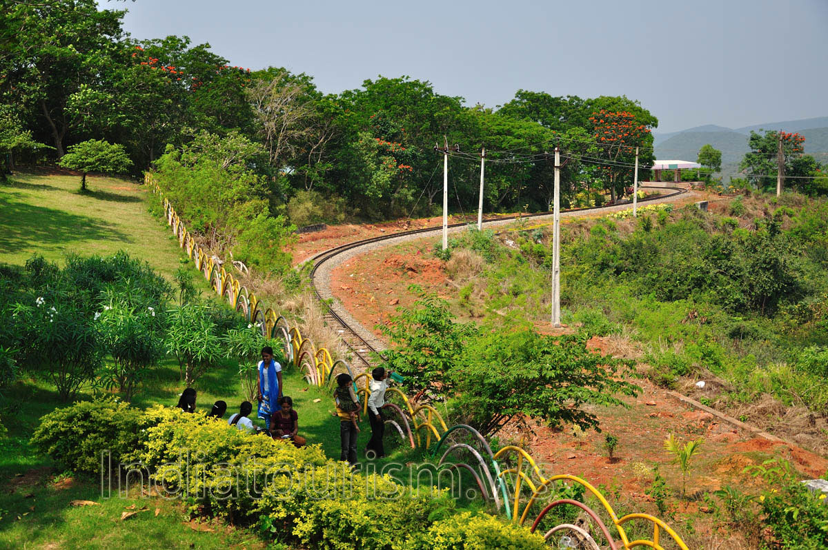 Path of the circular train