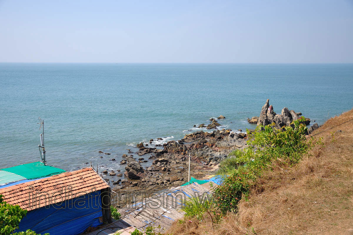 Arambol rocks view from the cliff