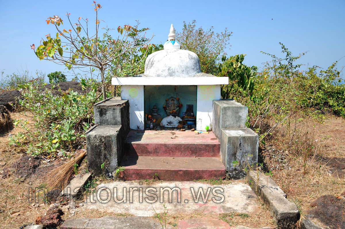 small temple on the top of the cliff