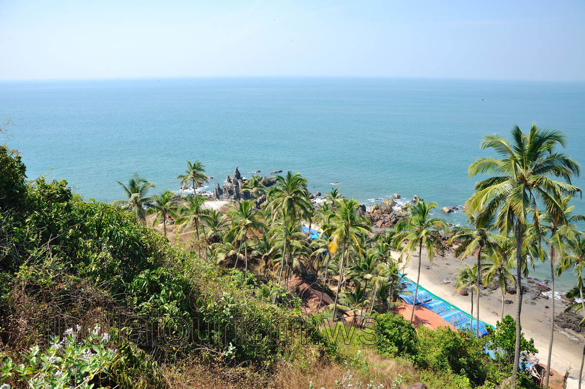 Arabian sea, view from the cliff