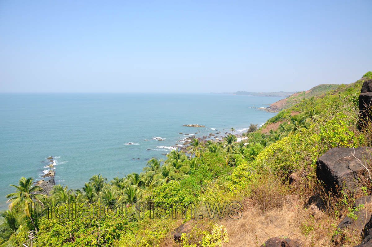north view from the top of the cliff