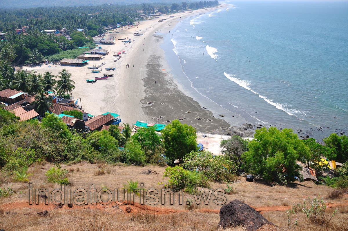 Arambol beach, the most northern part