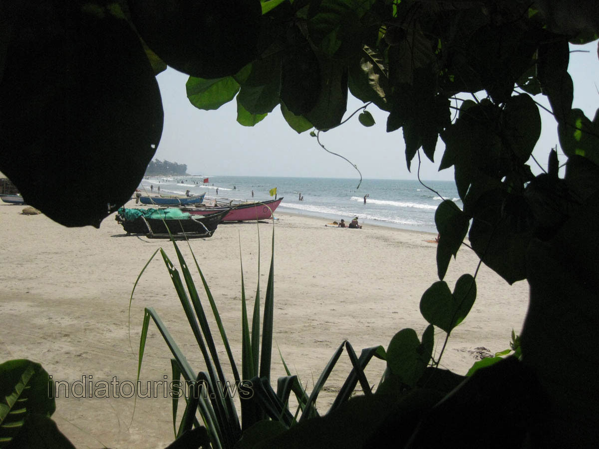 sea view from our table at Rice Bowl restaurant