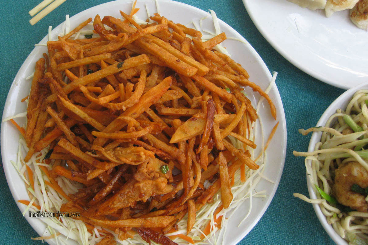 crispy potato in Rice Bowl restaurant