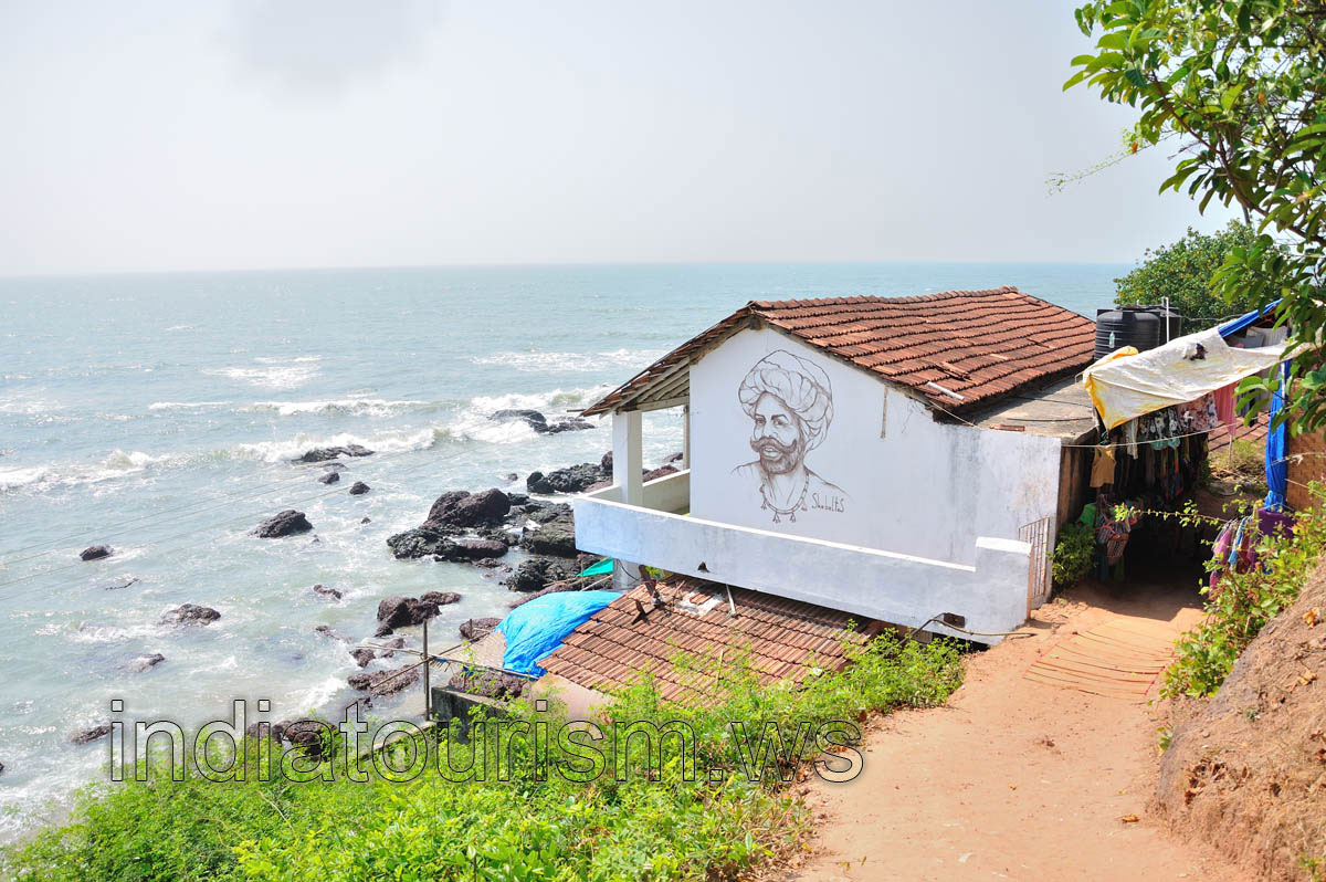 The art picture of the man face