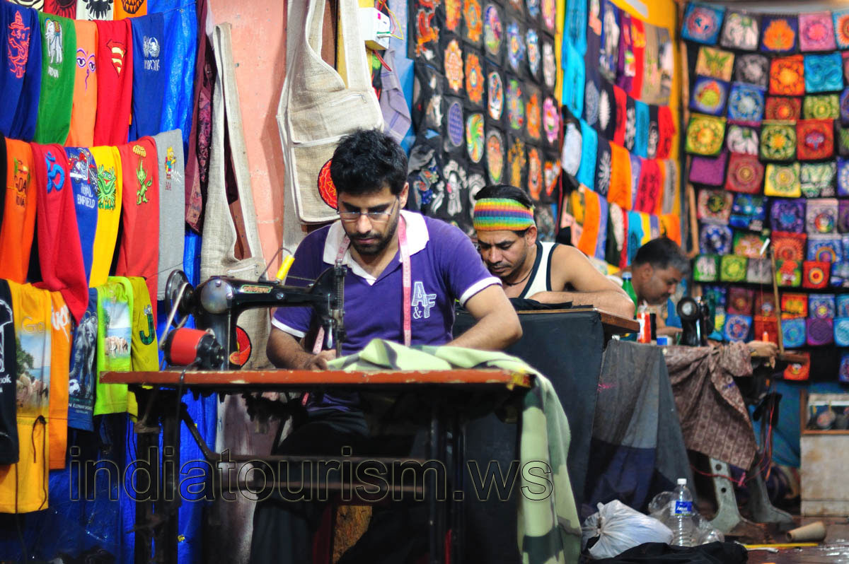 embroiderers at work