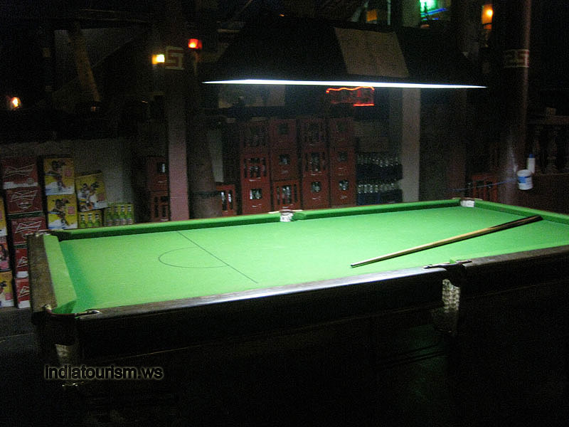 billiards in Rice Bowl restaurant