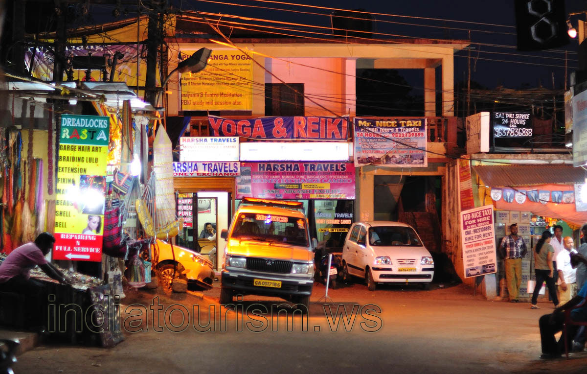 The most big intersection in Arambol