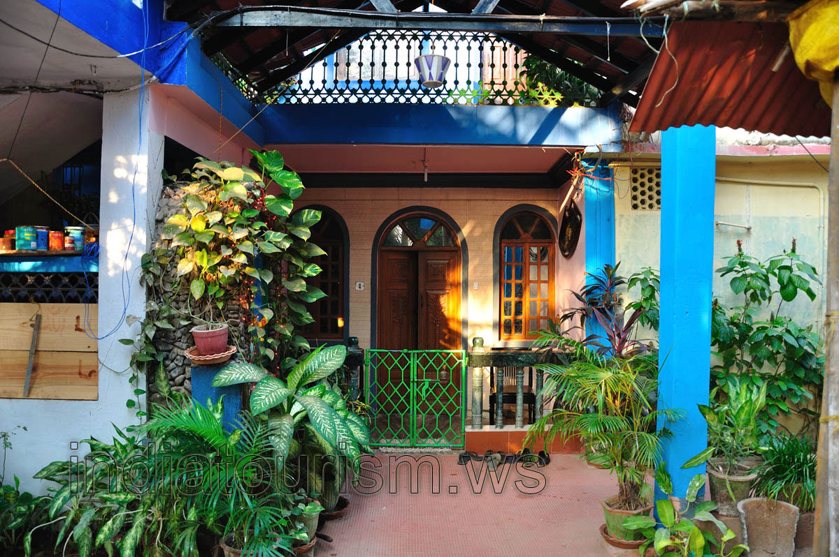 Back door of the Fisherman's Guest House