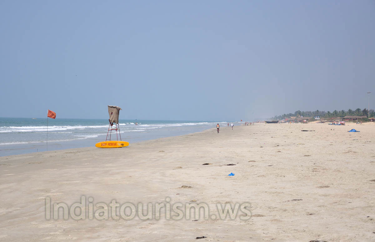 Lifeguard cabin on the beach