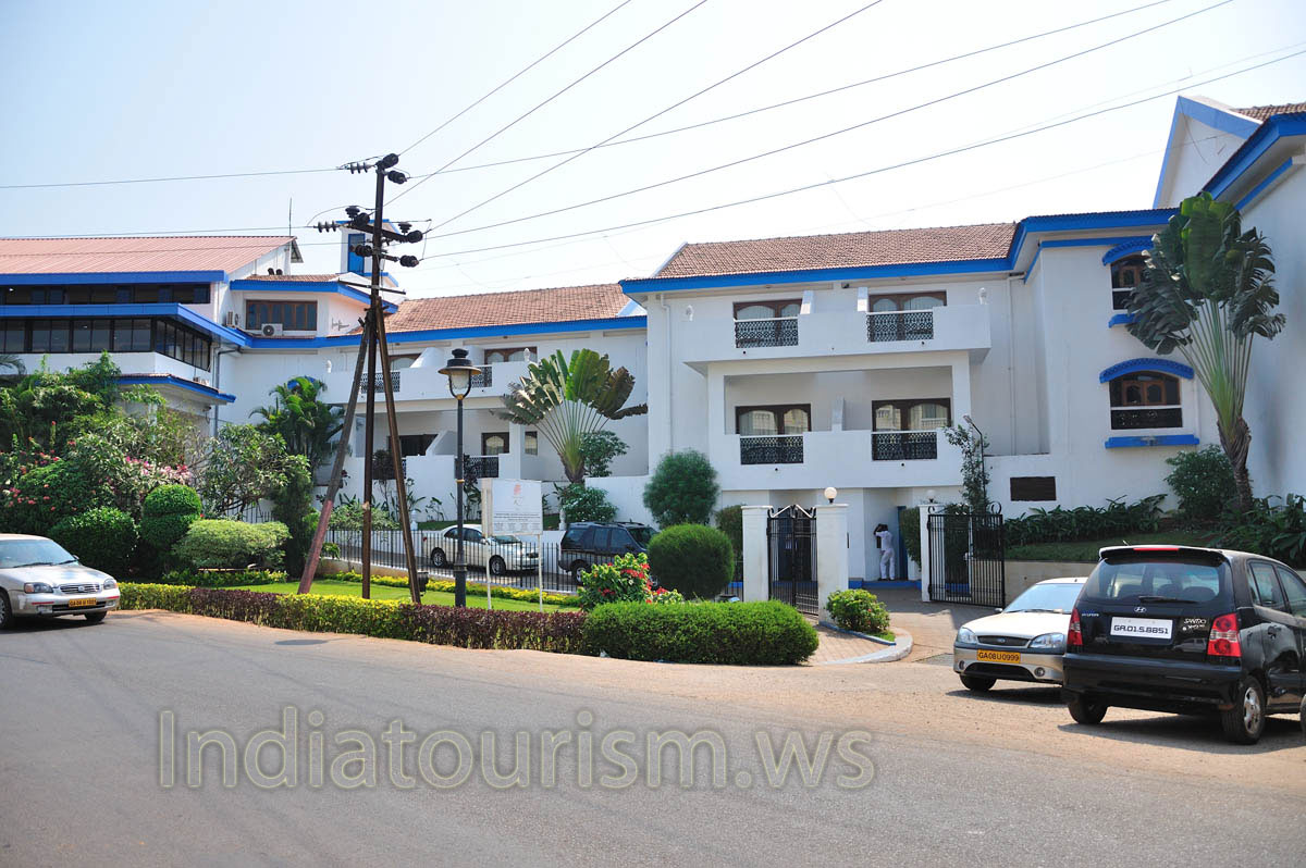 Haathi Mahal Hotel is decorated with travellers' palms
