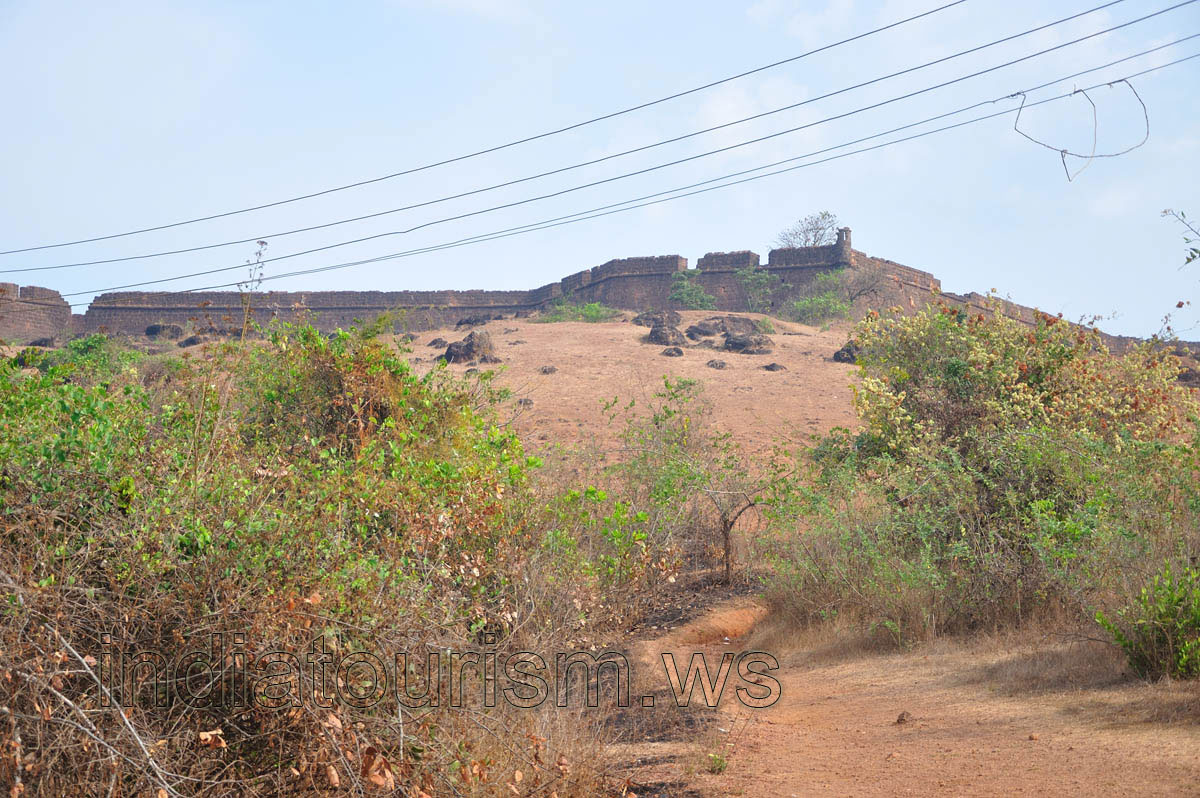 View of the fort from the road