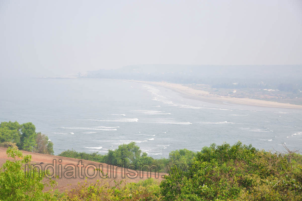 Place where Chapora river meets Arabian sea