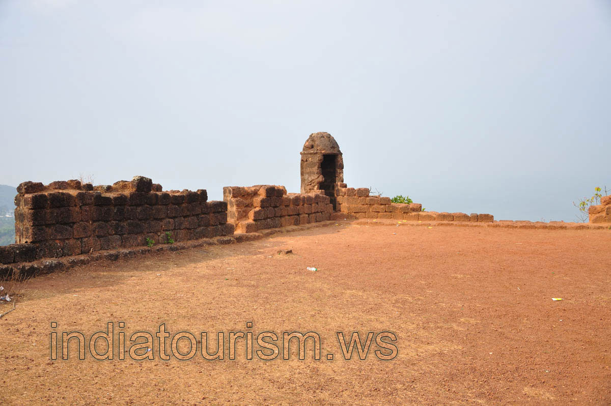 Smooth surface of the fort's ground