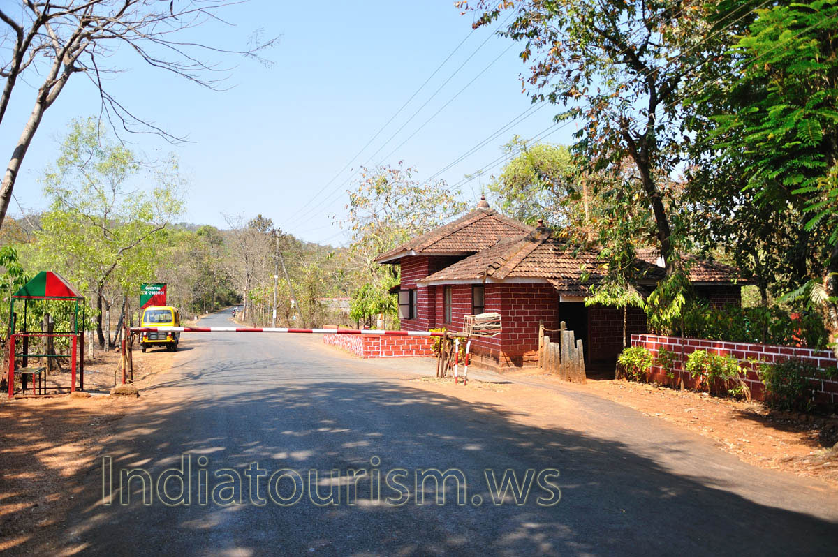 exit from the Cotigao Wildlife Sanctuary