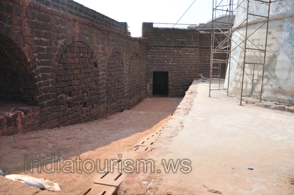Entrance to the fort, view from inside