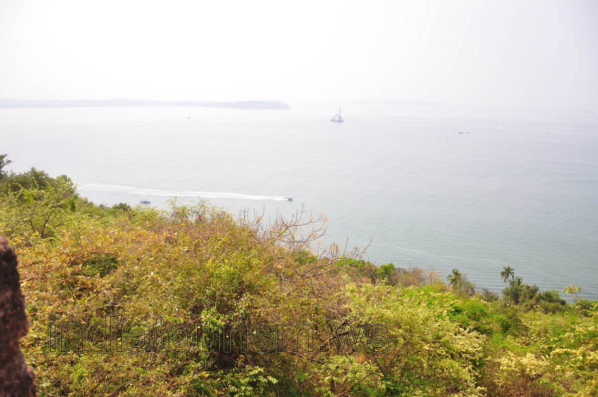 Arabian sea view from the fort