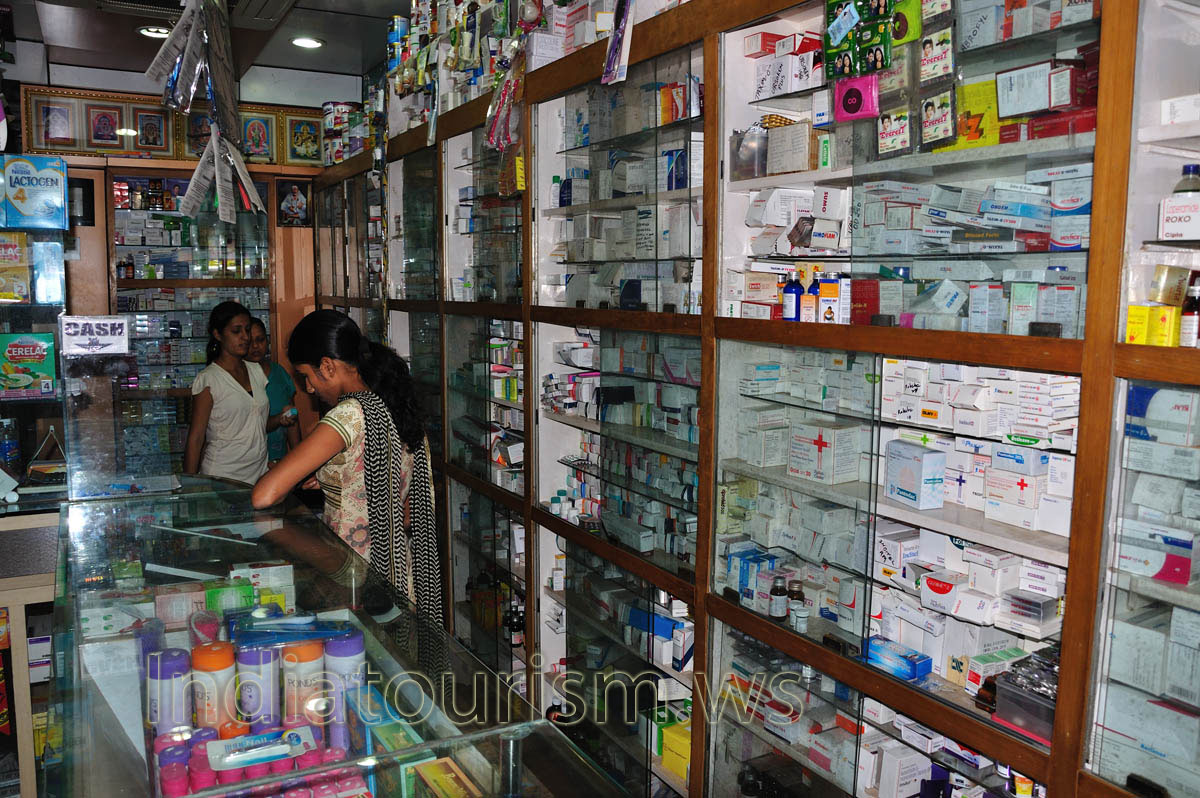 Margao city square: inside the pharmacy