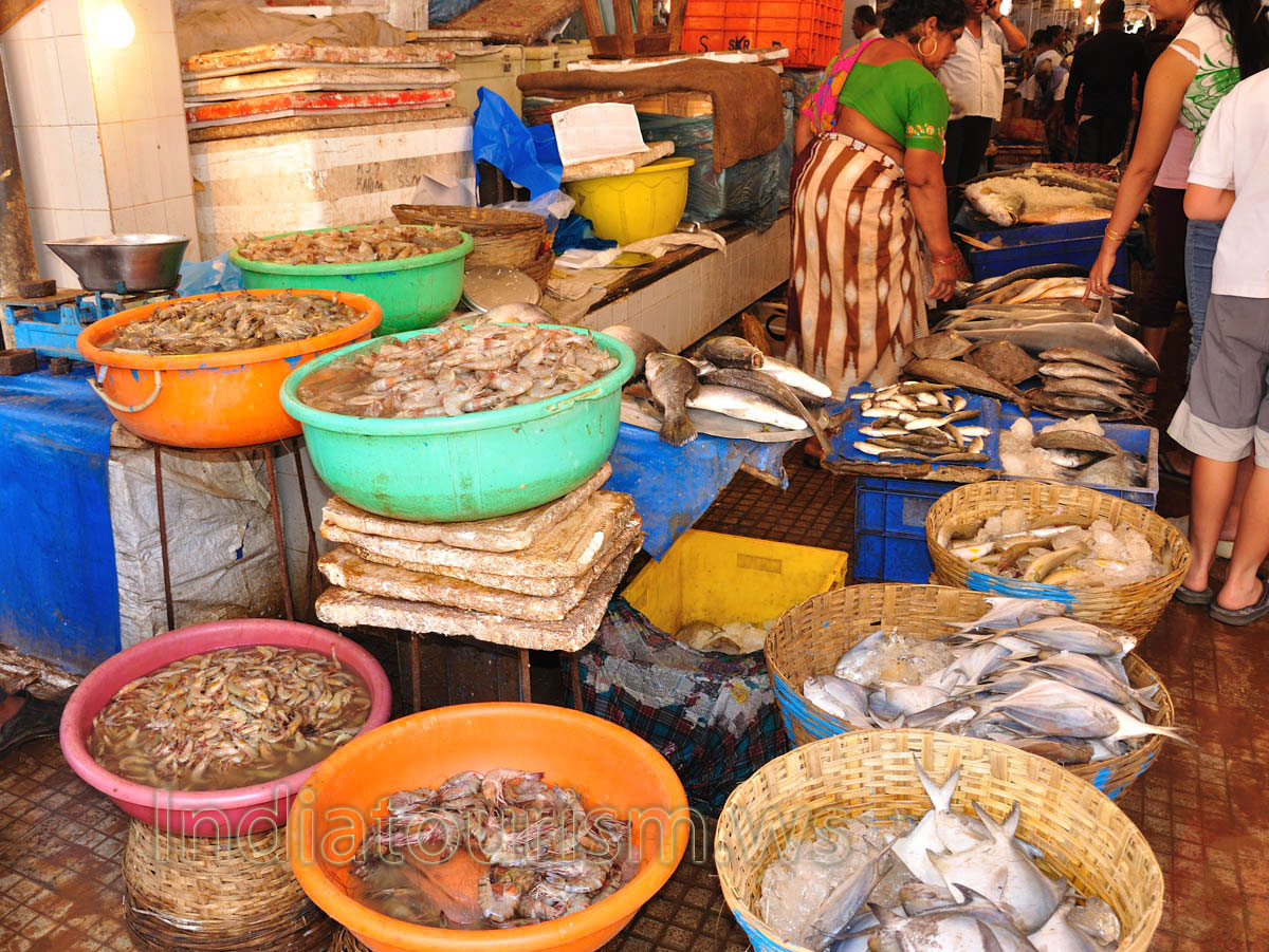 Fish Market: fish and shrimps