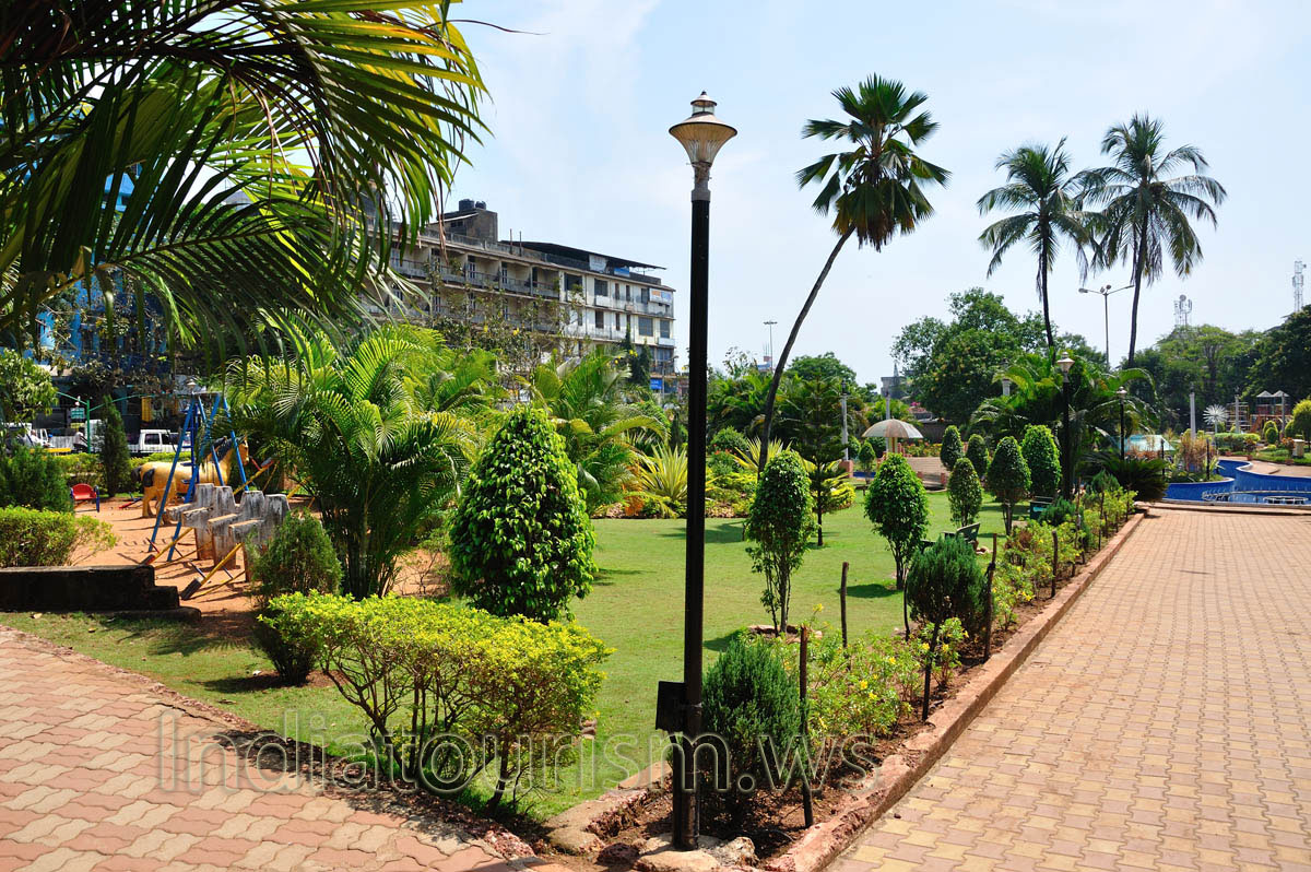 Margao municipal garden: the northernmost tip of the garden