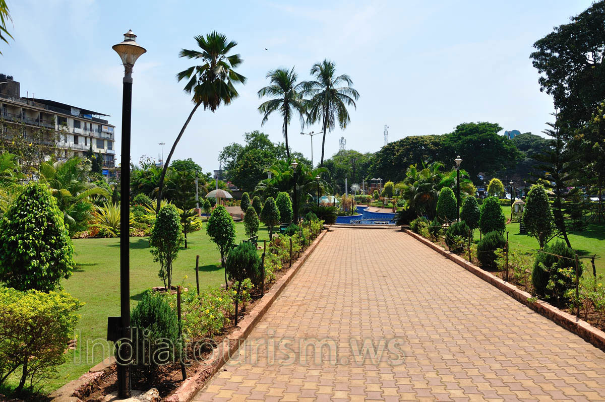 Margao municipal garden: the northern part of the garden is closed to the public