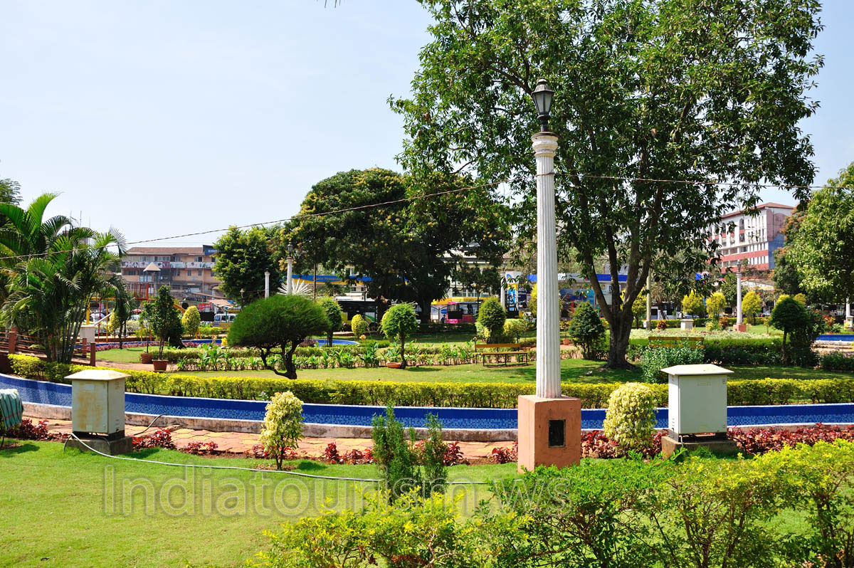 Margao municipal garden is a cluster of different landscapes