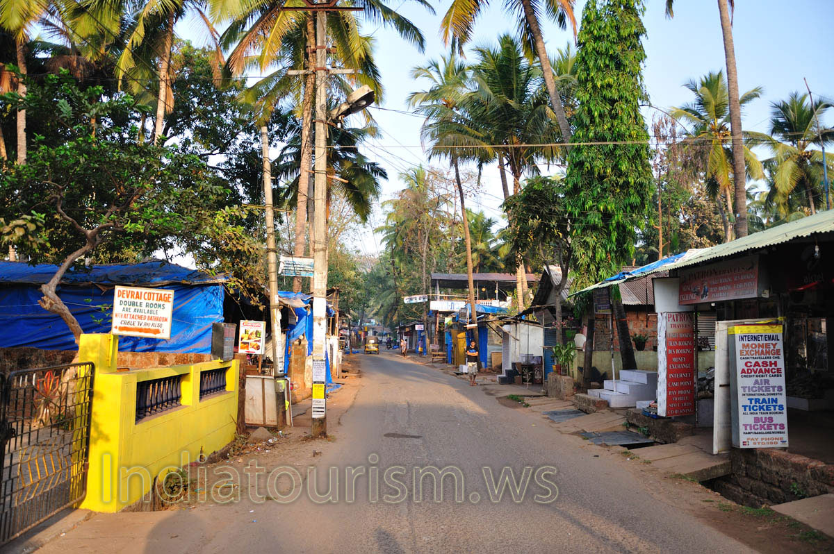 Village road view from Devrai Cottage