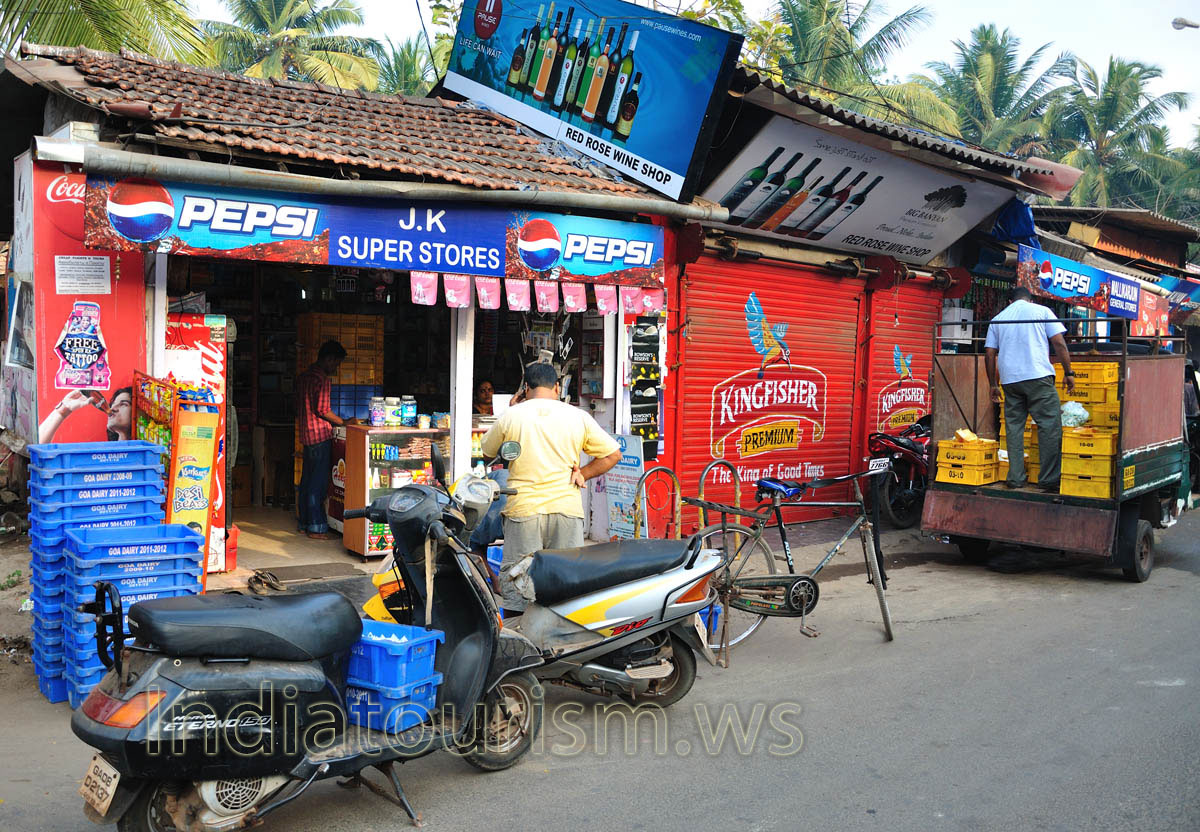 J.K super store isn't very large and isn't superstore, it is a small shop with milk and bread