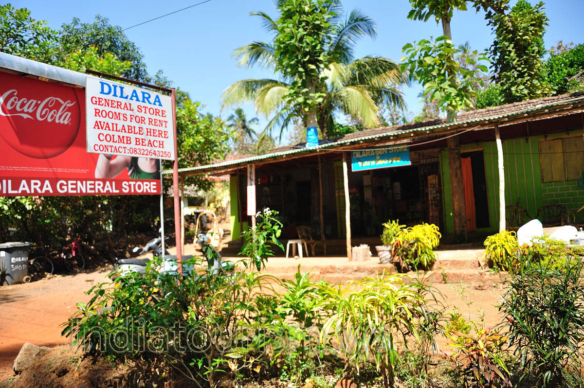 Dilara General Store near the Colomb Beach