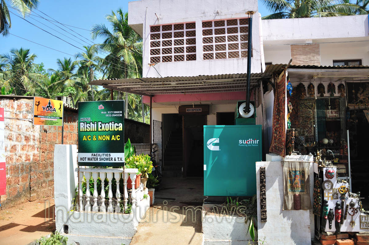 Reception of the Rishi Exotica Hotel