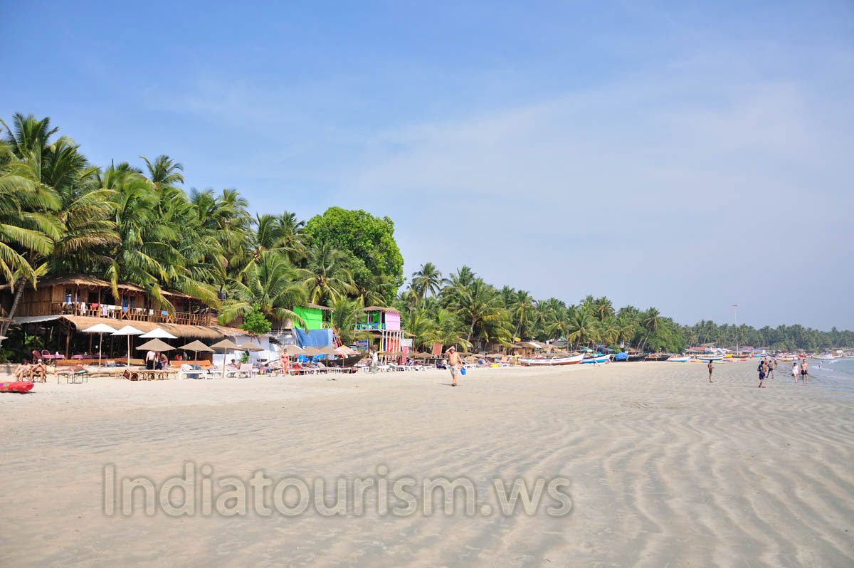 Palolem beach in the afternoon