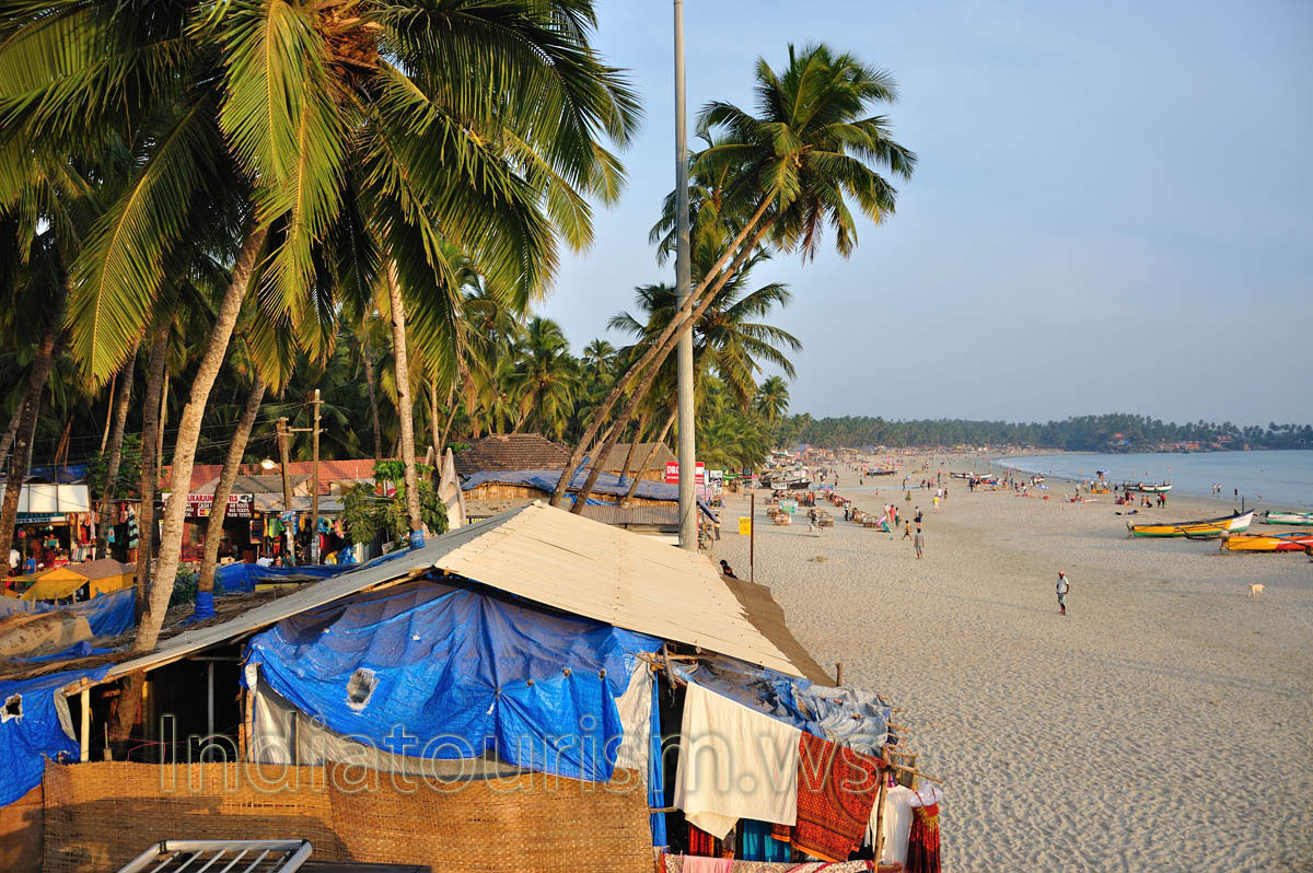 southern part of the beach as seen from the lifeguard tower
