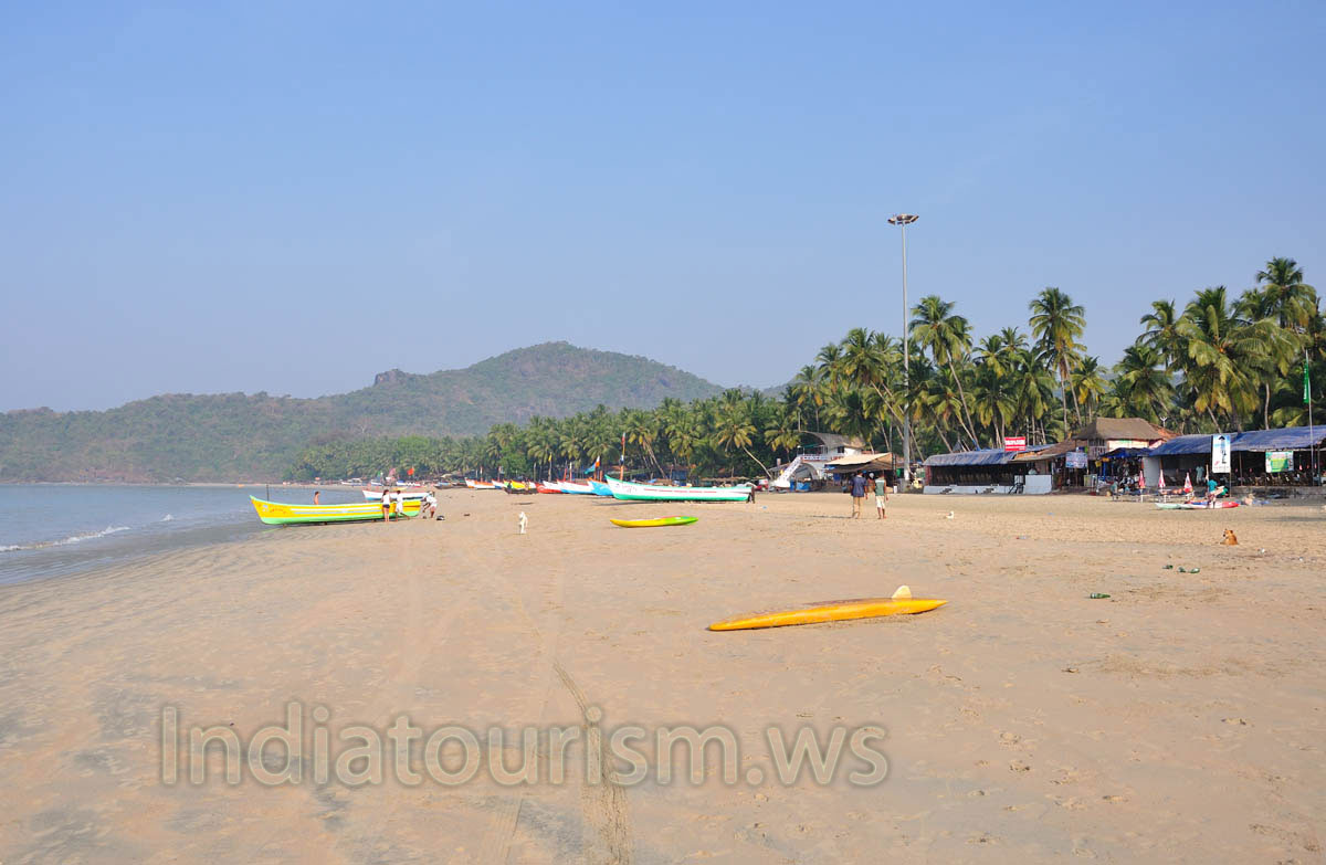 Palolem beach in the end of the February