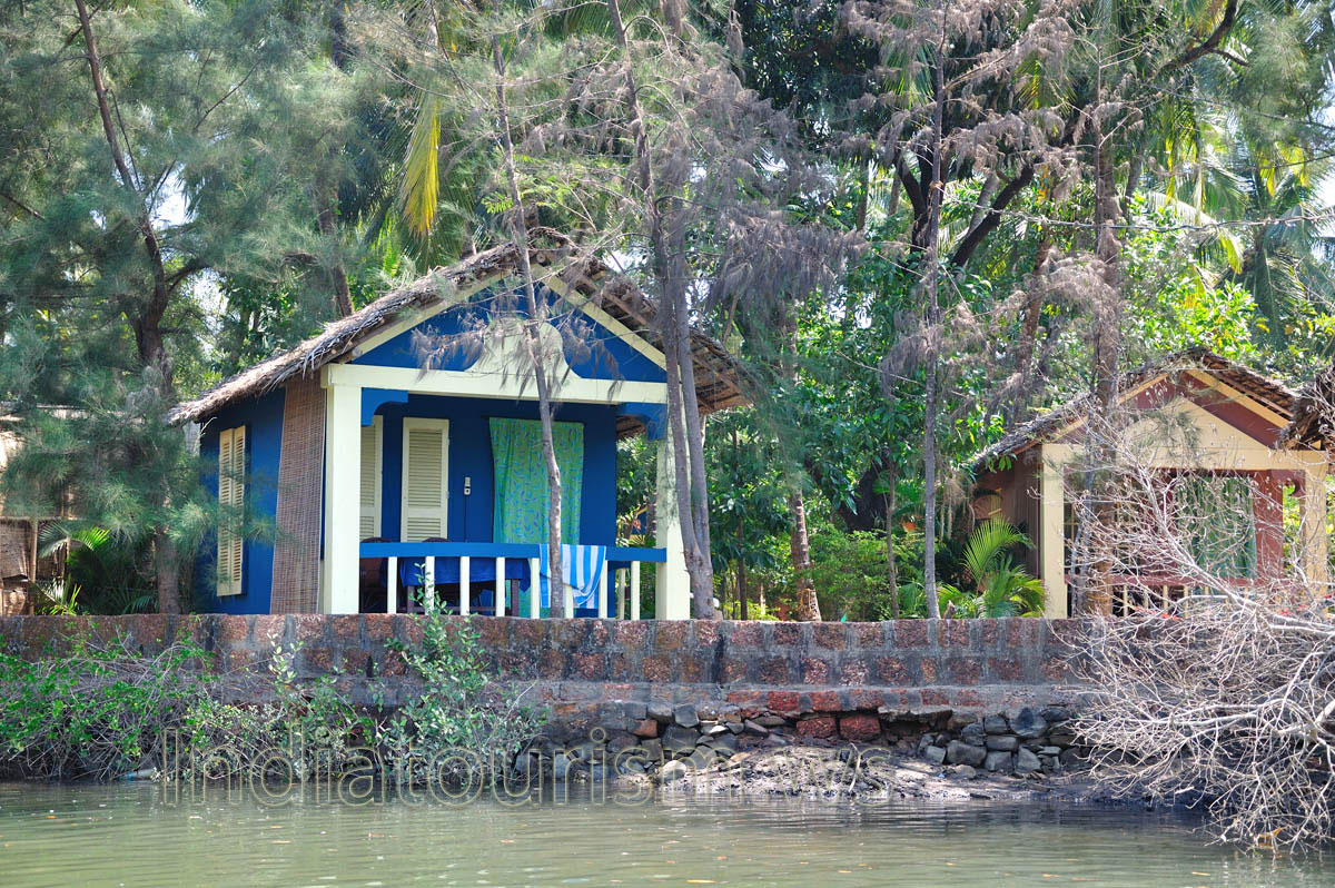 cottage is on the lakeshore